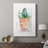 Boho Cactus -Gallery Wrapped Cavas-783712154