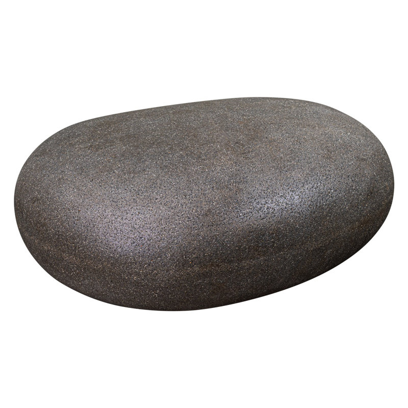 Banc de jardin de roche léger 43 po x 34 po - Sable brun, H 22 po x l 43 po x P 34 po, Sable brun