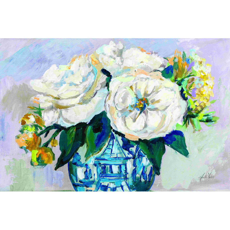 «Elegance» par Jeanette Vertentes, peinture sur toile tendue, H 8 po x l 12 po