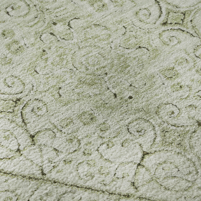 Premium Machine Washable Bucz AMF1748 Geometric Rug, Rectangle 1'8" x 2'6"