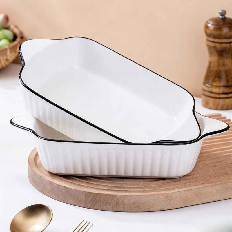 Ensemble de plats de cuisson rectangulaires 10 po 2 pièces