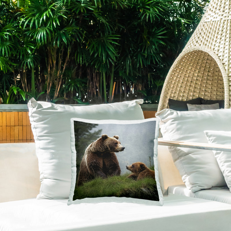 Housse et insert de coussin décoratif en polyester carré pour intérieur / extérieur par Lazar Studio