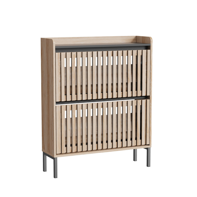 Armoire de rangement pour chaussures 16 paires