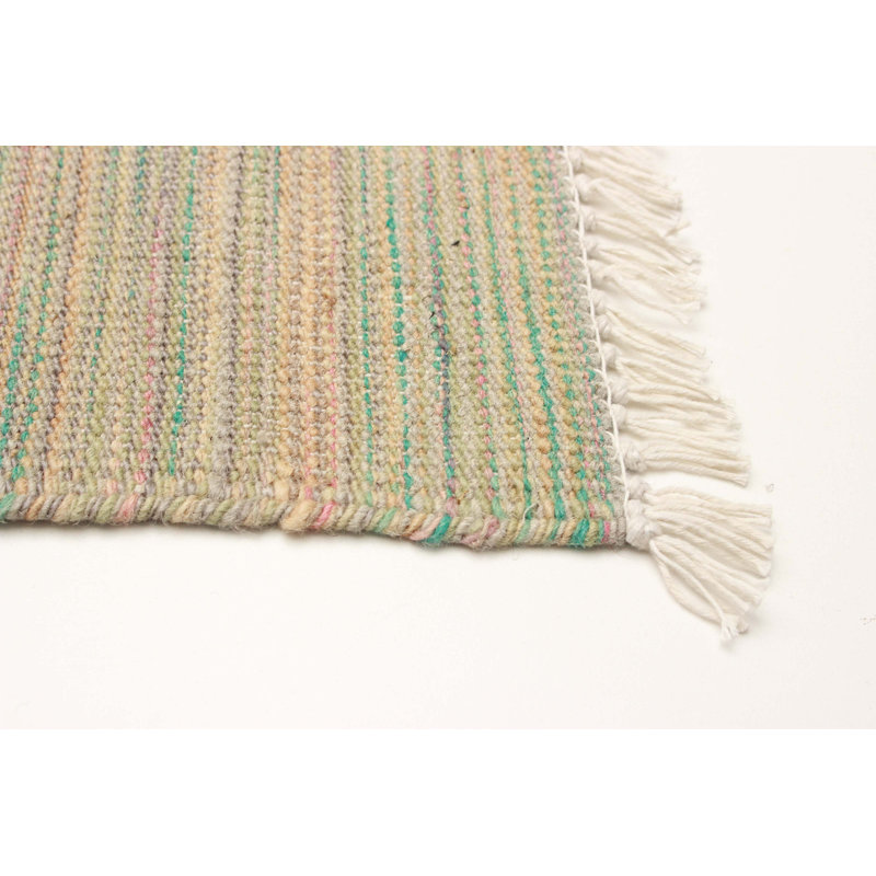 Kilim bleu sarcelle Ankara 5 pi 8 po x 8 pi 0 po