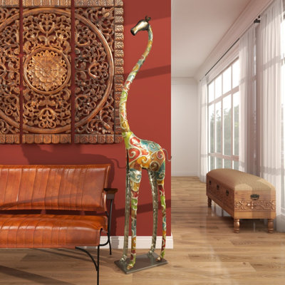 Grande sculpture en girafe Wynn