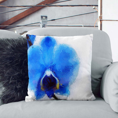 Floral Square Throw Cushion