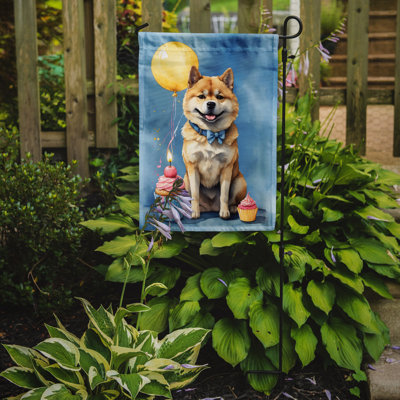 Drapeau de jardin «Happy Birthday»