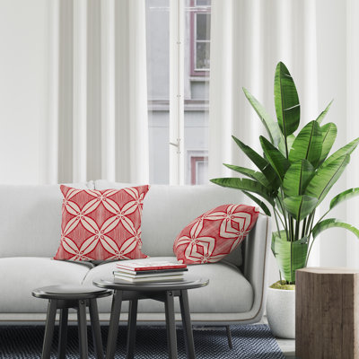 Jeté carré en polyester intérieur / extérieur