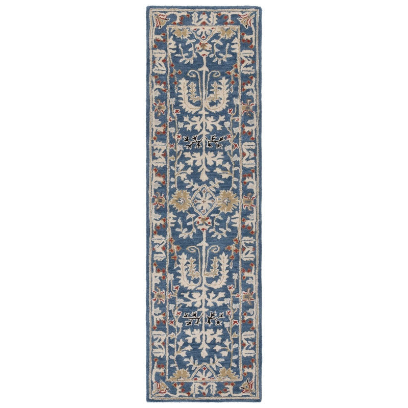 Oriental Wool Hand Tufted Area Rug, Runner 69 x 244 cm