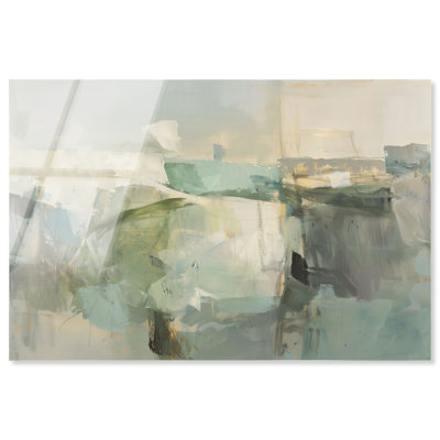 Décoration murale sauge Grayish Green II par Art Remedy, prête à être suspendue, 30 x 20