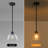 Modern 1-Light Single Dome Kitchen Island Pendant With Clear Glass-1618353749