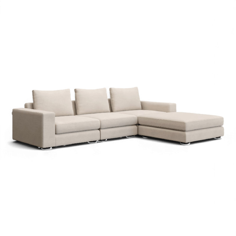 Canapé modulaire Braxton - crème