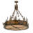 Thames 4 - Light Dimmable Drum Chandelier