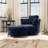 Swivel Accent Chair With Storage Ottoman-944819560