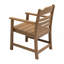 Ensemble de 2 chaises de patio avec accoudoirs-1029291485