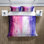  Ensemble de housse de couette en microfibre magenta et mauve