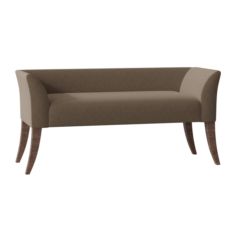 Lacey Upholstered Bench, Bark (8789 06), Tobacco