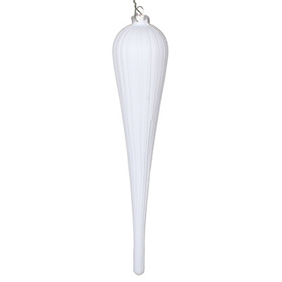 Matte Glitter Drop Christmas Ornament