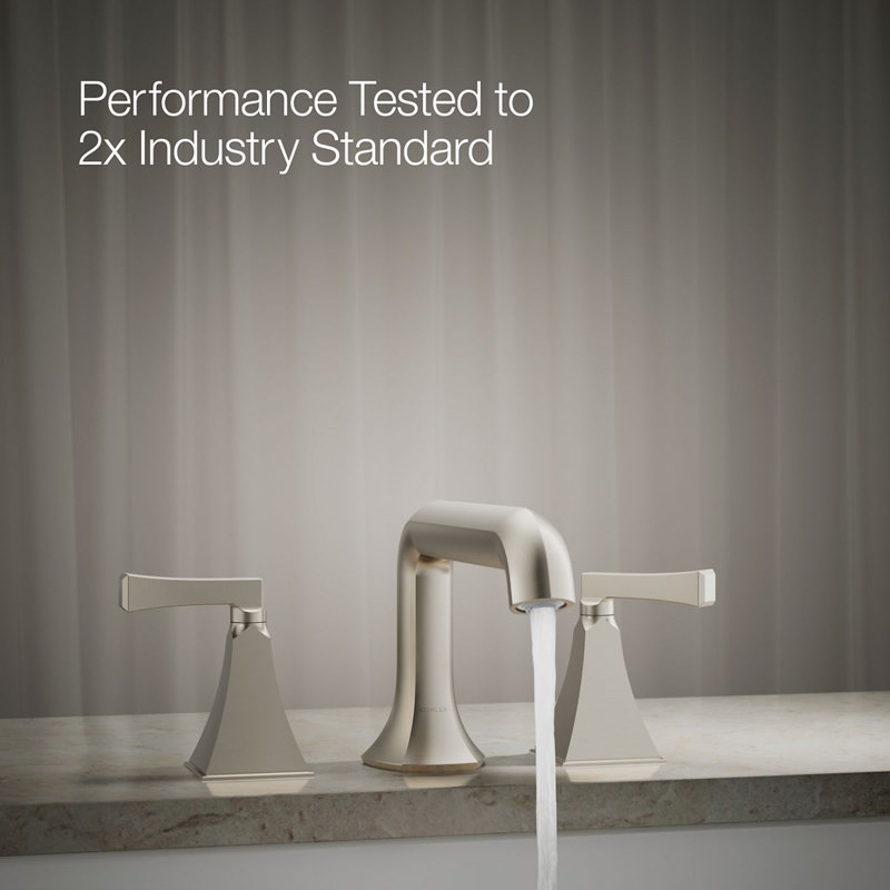 Memoirs® Widespread Bathroom Faucet, Vibrant Brushed Nickel