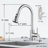 Pull Down Single Handle Kitchen Faucet with 3-Modes Advanced Spray-77451957