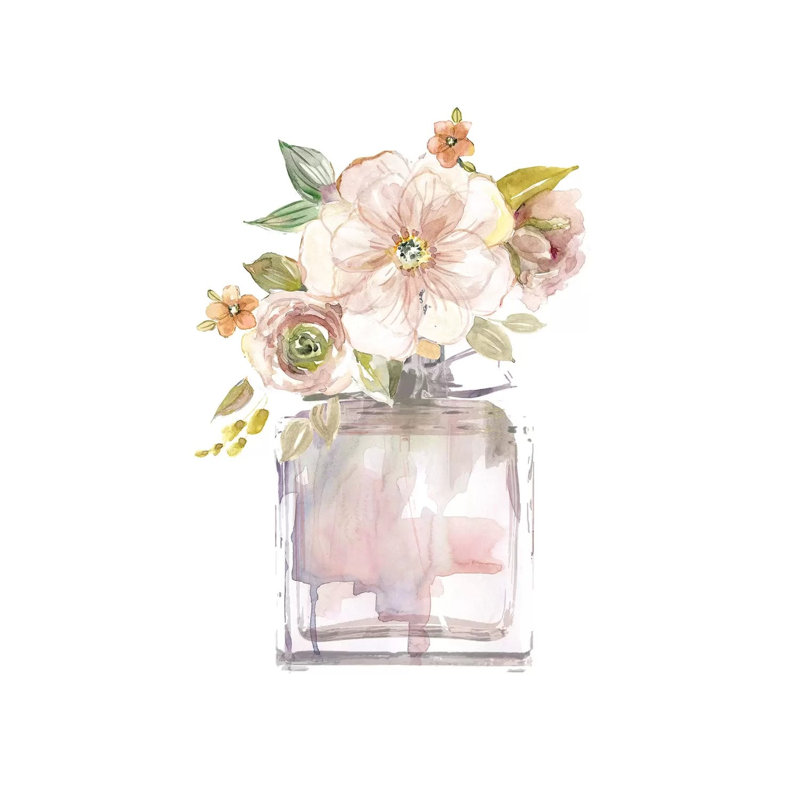Mini Bouquet I by Carol Robinson - Print on Canvas, Wrapped Canvas, 20.32 cm H x 30.48 cm W