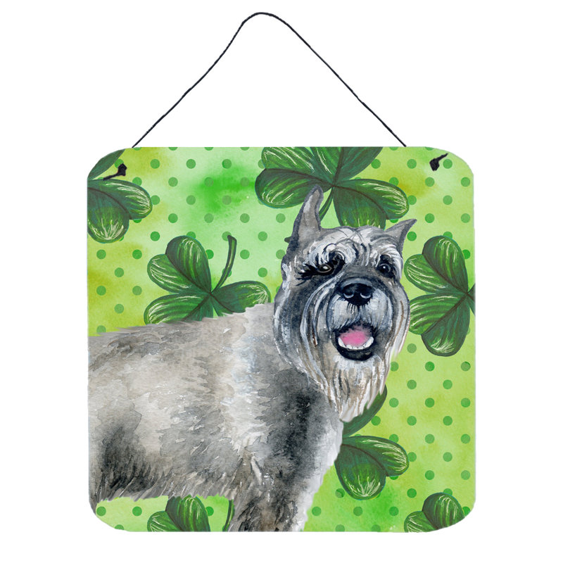 Décoration murale Saint Patrick, Schnauzer