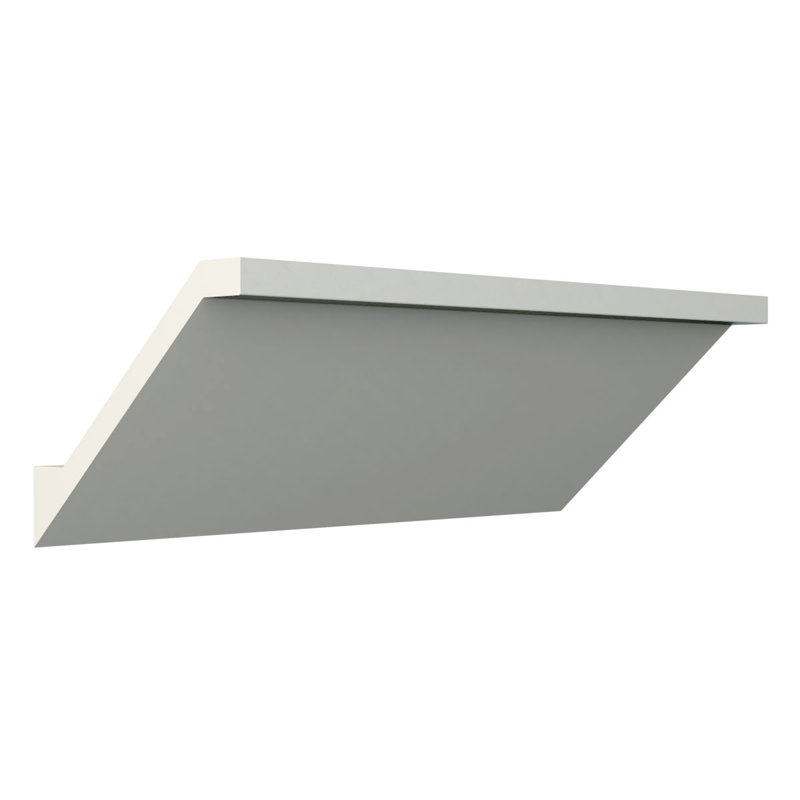 Moulure couronne Endurathane Brandy, H 4 po x P 4 3/4 po x F 6 1/8 po x L 94 1/2 po, apprêtée en usine