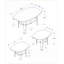 Ensemble de 3 tables basses industrielles pour le salon en bois gris industriel Bords arrondis sécuritaires-445571238