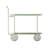 Moon Kitchen Storage Cart Nordic Internet Mobile Trolley, Double - Layer Design For Large Storage, T Shaped Structure, Artsy Style, Beech Wood Tone, Abs + Steel  Q235 Shelf And , Simple Design, 0