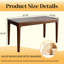 Bureau en bois massif avec tiroirs