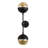Bola Deux Steel Armed Sconce