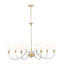 Lustre 8 lumières Ain en nickel brossé-1343763392