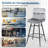 Akarsh Upholstered Counter Stool with Metal Frame-201045162