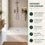  Stone Standard Shower Tray – White-712752953