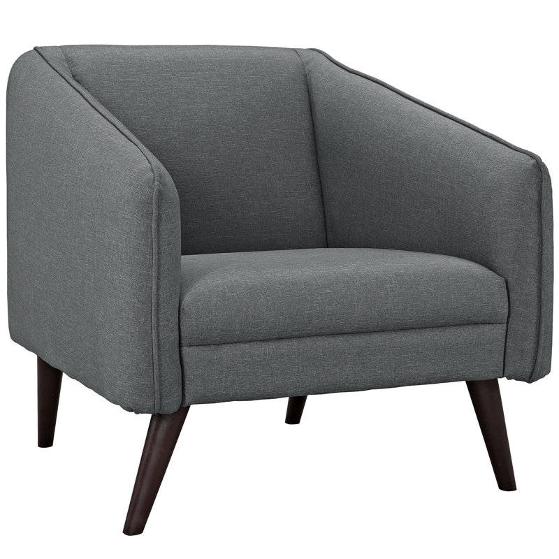 Fauteuils Modway, Velours gris performance