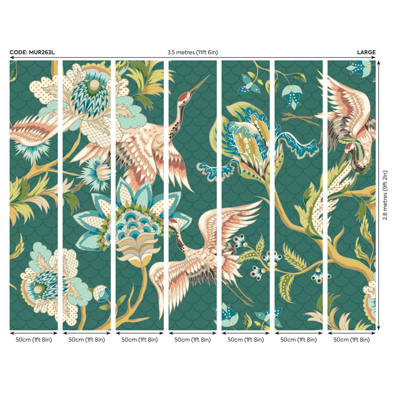 Arviso Matte Wall Mural, 280cm L x 350cm W