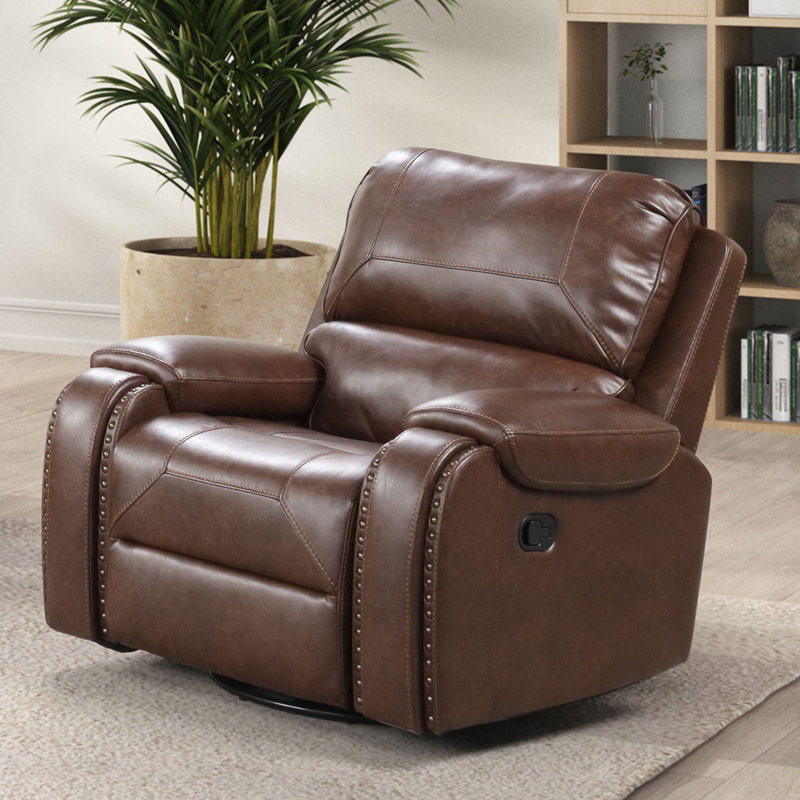 Fauteuil inclinable manuel de style transitionnel