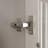Baukus 94.8" W 6-Drawer Wardrobe with Glass Doors