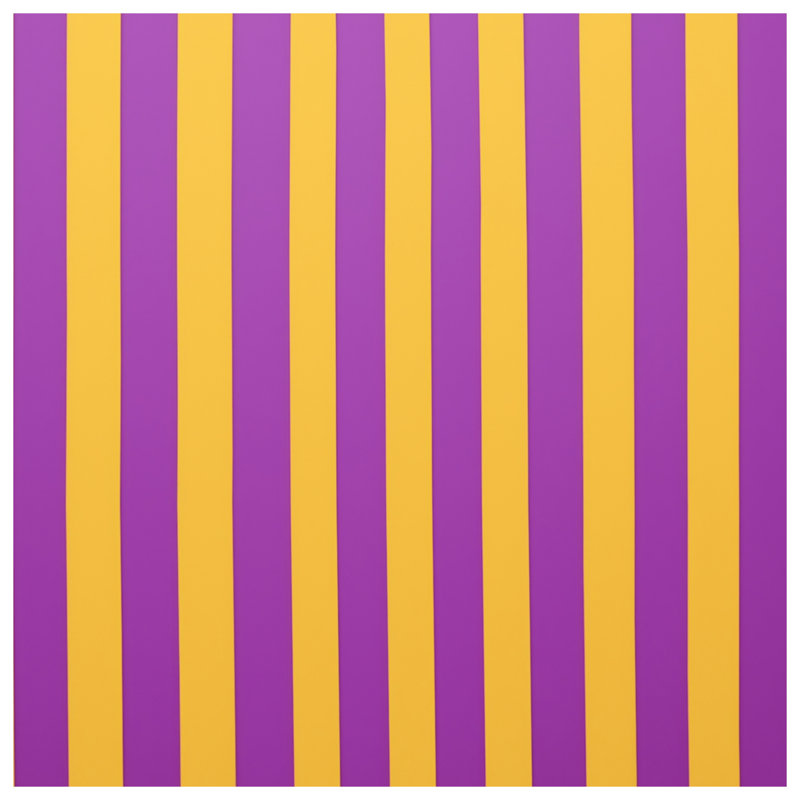Housses de couette mauves à rayures jaunes, Lit simple