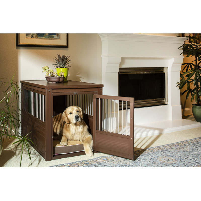 Caisse pour chien Southwick ECOFLEX, Brun roux, Très grande (H 30,9 po x l 27,6 po x P 42,5 po)