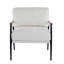 Chaise d'appoint moderne 27,56 po avec coussins moelleux-514253578