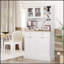 Armoire de rangement pour garde-manger 68 po avec station de charge, 2 armoires à ordures inclinables et support pour micro-ondes, huche de cuisine autoportante avec portes en verre et tablette réglable-118783618