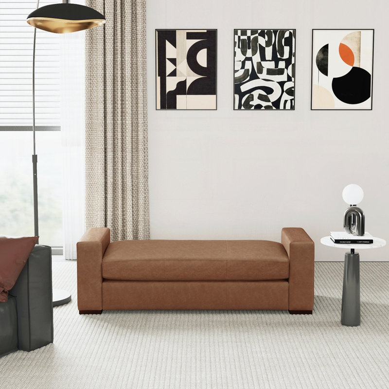 Banc en similicuir élégant et durable