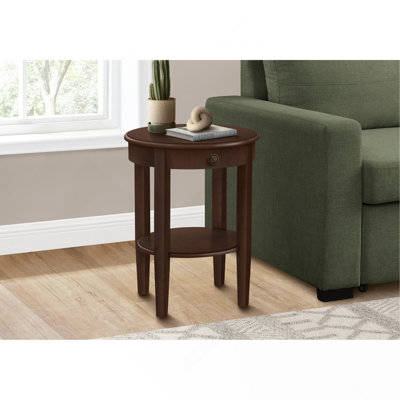 Table d'appoint, table de bout à 2 niveaux, table de bout, ronde, table de chevet, chambre à coucher, lampe, transitionnel