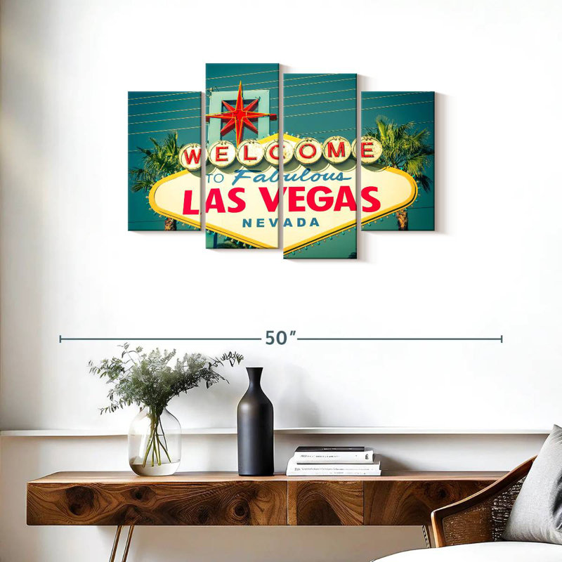 Panneau de bienvenue Nicci Las Vegas, H 22 po x l 36 po
