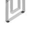 Console en acier inoxydable et verre, table d'appoint Meal-717151734