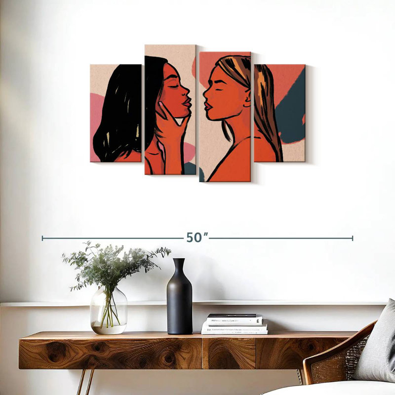 Affaire de filles, H 22 po x l 36 po