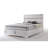 Naima White Finish Bed W/Storage