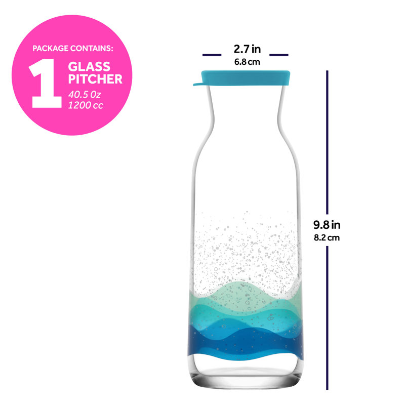 LAV 40oz. Glass Water Bottle