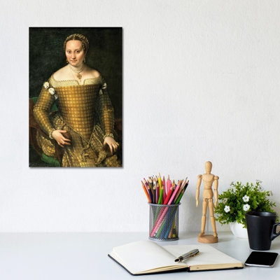 Portrait of the Artist's Mother, Bianca Ponzoni Anguisciola, 1557 1 Piece Wrapped Canvas Painting